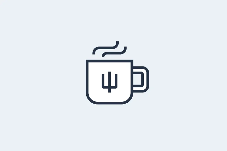 IU coffee mug icon.